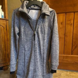 Size small Calvin Klein sweater jacket with hood
